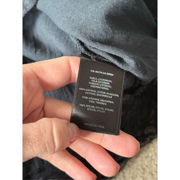 Anthropologie Akemi+Kin Callie Lace Blouse size 6 black - Picture 7 of 7